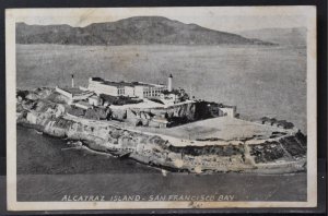San Francisco, CA - Alcatraz Island (Mini postcard 3 x 4.5, Bardell)