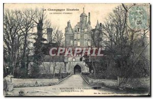 Old Postcard Montmort Chateau La POrte of Entree