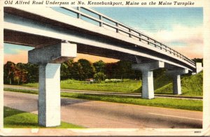 Maine Turnpike Old Alfred Road Underpass At North Kennebunkport