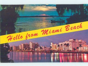 Pre-1980 HOTELS ALONG SHORELINE Miami Beach Florida FL AD3622@