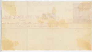 1870s W. W. Hough Boonville, NY Letterhead Blank Invoice 2 #KS