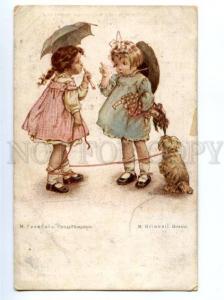 150295 Gossip Girls TERRIER by GRIMBALL vintage russian PC