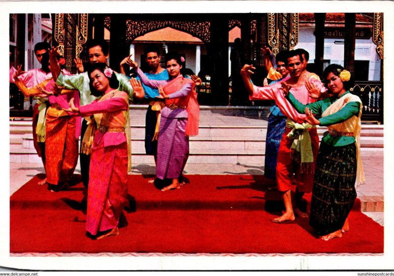 Thailand Ram Wong Thai Popular Folk Dance