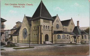 First Christian Scientist Church Oakland California Vintage Postcard C179