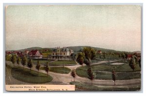 Arlington Hotel West End Bethlehem New Hampshire NH UNP UDB Postcard W13