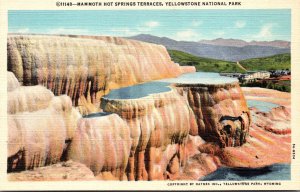 Yellowstone National Park Mammoth Hot Springs Terraces Curteich