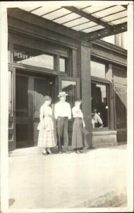 Perry Apartments - Chicago? Written on Back c1920 Real Photo Postcard