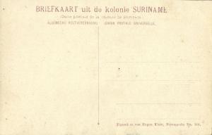 suriname, Indians holding Coat of Arms, Justitia Pietas Fides (1910s) Postcard