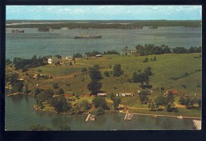 Clayton, 1000 Islands, New York/NY Postcard, Aerial View Of Cal's Cottages