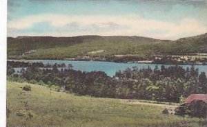 New Hampshire Enfield View From Livingstone Lodge Mascoma Lake Albertype