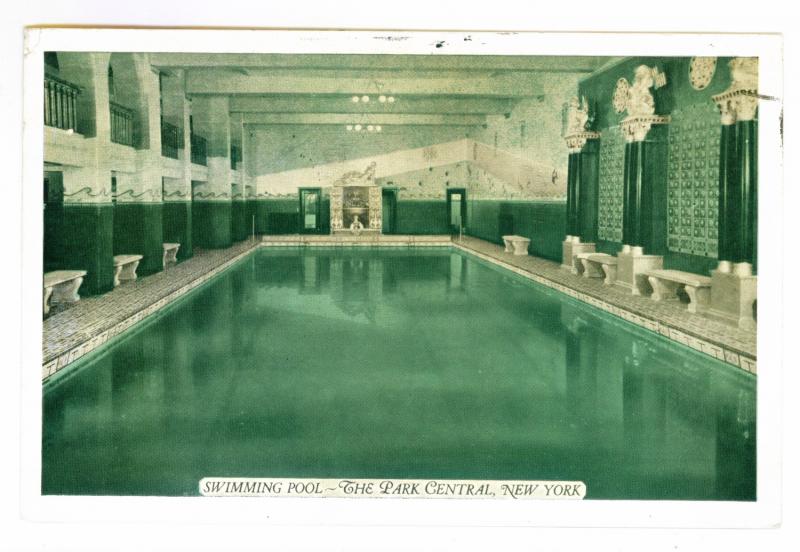 New York City to Covington, Kentucky 1941 PC Central Park Swimming Pool