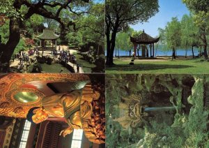 Hangzhou China Temple Lingyin God Solitary Hill 4x Postcard s