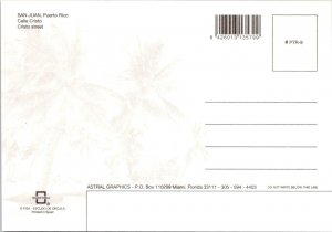 2~4X6 Postcards Puerto Rico AIRPORT & AERIAL VIEWS~San Juan CRISTO STREET SCENE