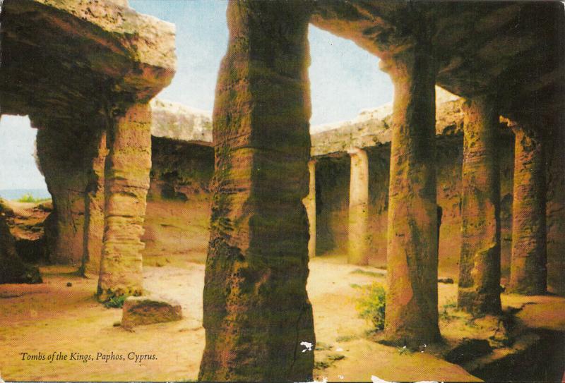 Cyprus tombs of the kings postcard