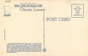 1939 Horticultural Exhibit New York World's Fair Union Teich postcard 1392