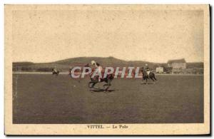 Old Postcard Vittel Polo Equestrian Horse