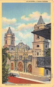 Panama City Panama 1940s Postcard The Cathedral