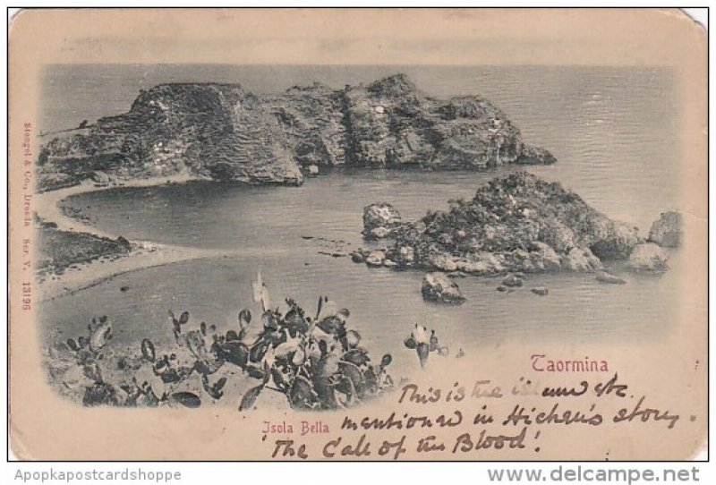 Italy Taormina Isola Bella 1907