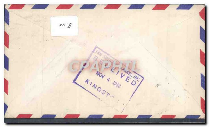 Letter United States Flight Detroit to Jamaica January 11, 1946