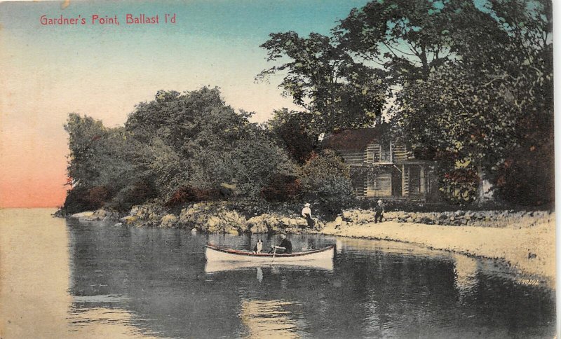 G72/ Ballast Island Ohio Postcard Lake Erie c1910 Gardner's Point Home ...