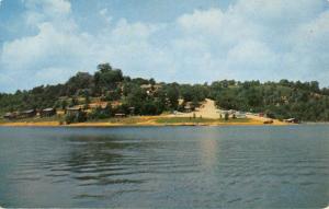 Celina Tennessee Cedar Hill Fishing Camp Waterfront Vintage Postcard K72109