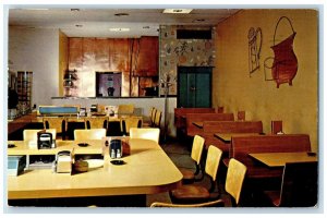 c1950's The Copper Kettle Restaurant Dining Room Sioux City Le Mars IA Postcard