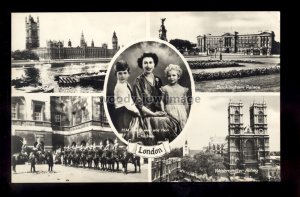r4152 - Multiview - Queen & Children - London, places of Interest - postcard