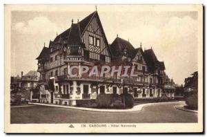 Old Postcard Cabourg Normandy Hotel