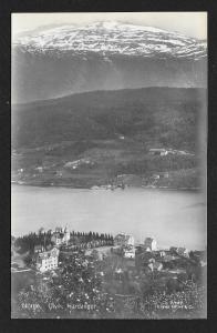 Ulvik Town Hardanger & Fjord Norway RPPC unused c1920's