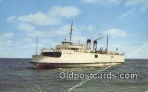 The City Of Munising, Blaney Park, Michigan, MI USA Steam Ship 1956 big crease