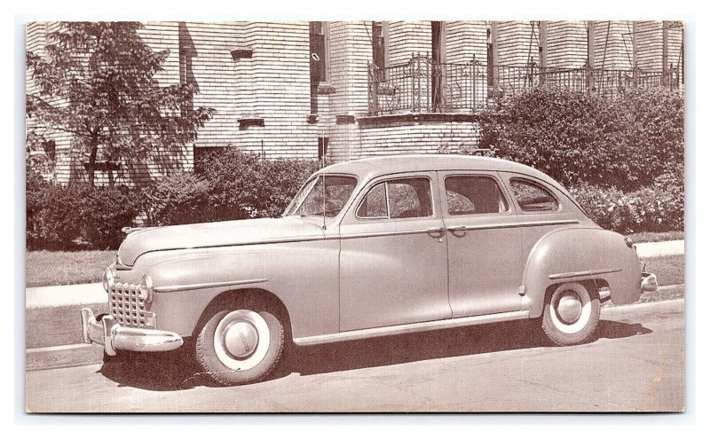 Postcard 1948 DODGE 4-Door Sedan Dealer Advertising Card