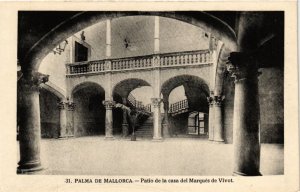 CPA AK Espagne Palma de MALLORCA Patio de la casa del Marqués de Vivot (317733)