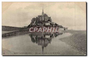 Old Postcard Mont Saint Michel South coast
