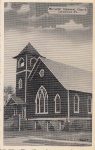 Postcard Methodist Episcopal Church Canadensis PA