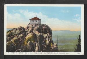 Forest Ranger Station,Harney Peak,Black Hills,SD Postcard 