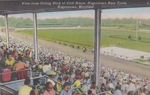 Maryland Haggerstown View From Dining Deck Of Club House Haggerstown Race Track