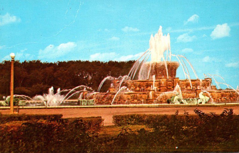 Illinois Chicago Grant Park Buckingham Fountain