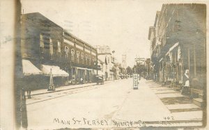 Postcard RPPC Pennsylvania Jersey Shore 1907 Main Street 23-7381