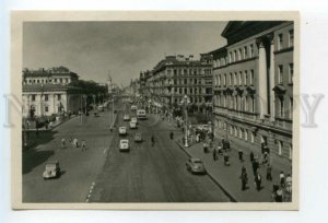 487754 1954 Leningrad Nevsky prospect bus Anichkov bridge ed. 25000 LFH