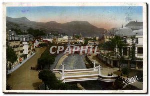 Old Postcard L & # 39Auvergne La Bourboule Perspective on Bridges Dordogne