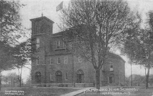 Hamburg High School Hamburg New York 1910c postcard