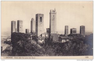 RP, Veduta Delle Torri Presa Dalla Rocca, S. Gimignano (Siena), Tuscany, Ital...