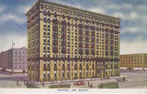 Hotel De Soto ~ New Orleans LA Louisiana ~ Fire-proof Hotels c1914 Postcard
