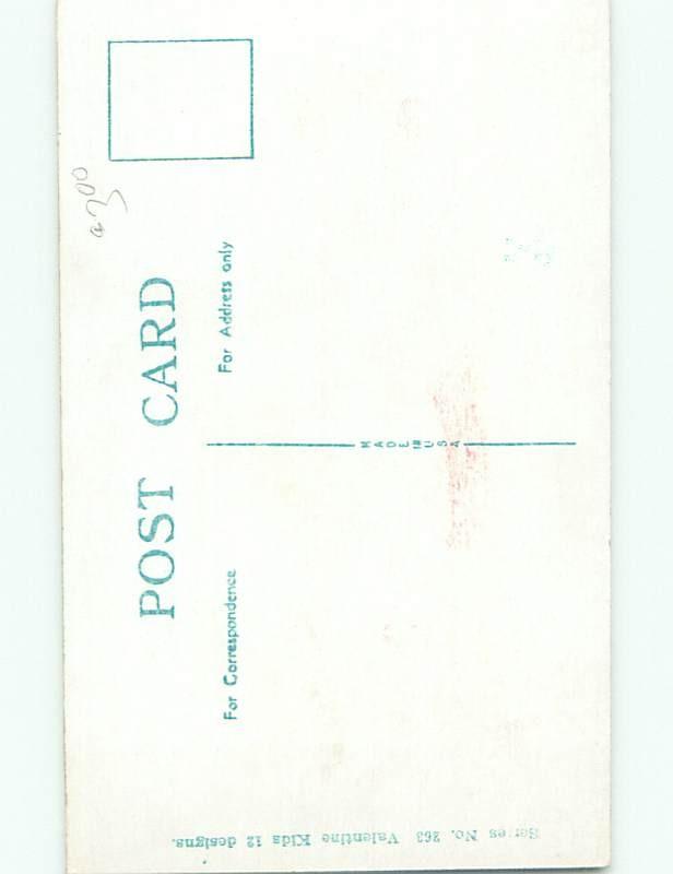 Divided-Back VALENTINE DAY SCENE Great Postcard W7870