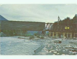 Unused Pre-1980 BRIDGE SCENE near Tacoma Washington WA HQ8658