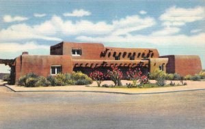 ALAMOGORDO, NM New Mexico  WHITE SANDS NATIONAL MONUMENT MUSEUM c1940's Postcard