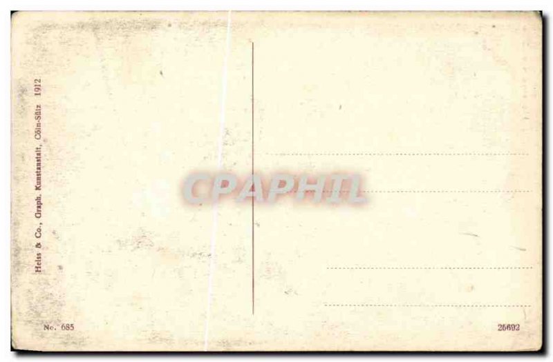 Old Postcard Koln Hohenzollernbrücke