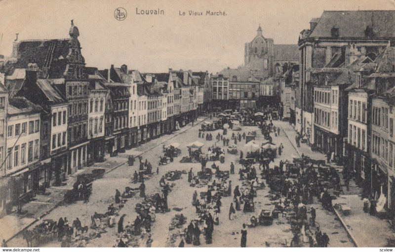 LOUVAIN, Flemish Brabant, Belgium, 00-10s ; Market
