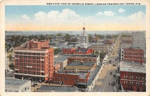 Bird's Eve View of Franklin Street Looking Towards Bay Tampa FL