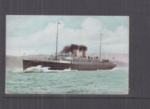  SS SCOTIA  LONDON & NORTH WESTERN RAILWAY, 1910 ppc., used